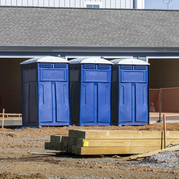 Heavy-duty construction site porta potty in Emporia, Kansas